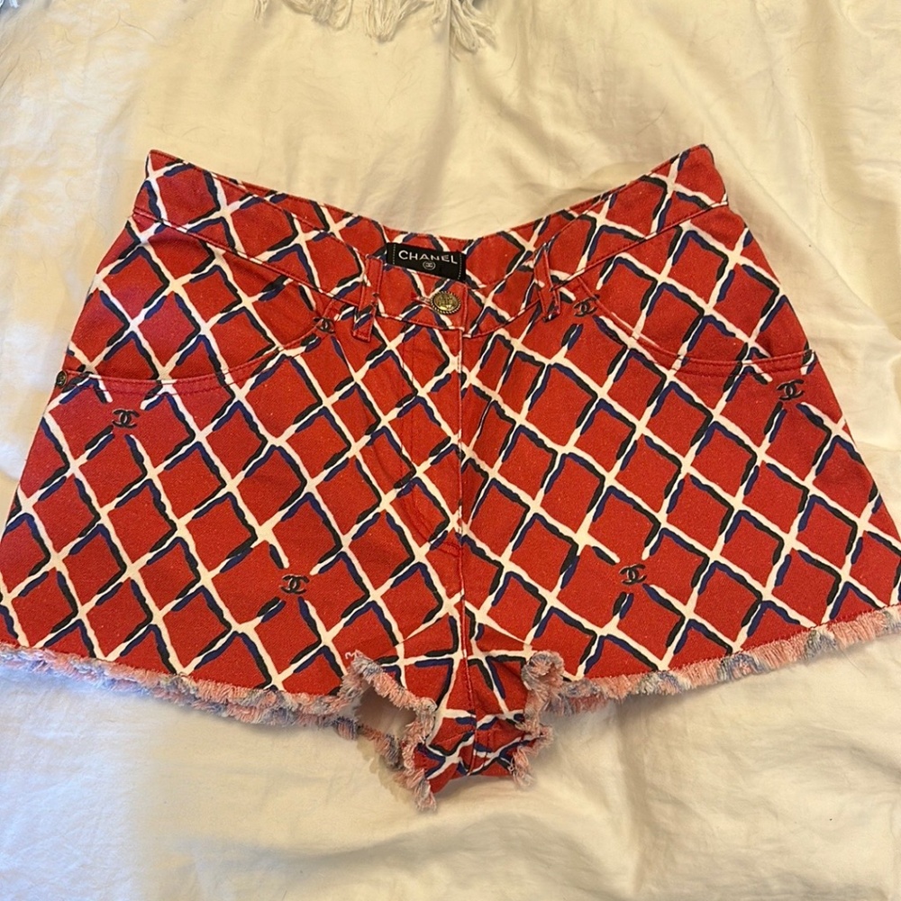 Chanel St Tropez Denim Shorts